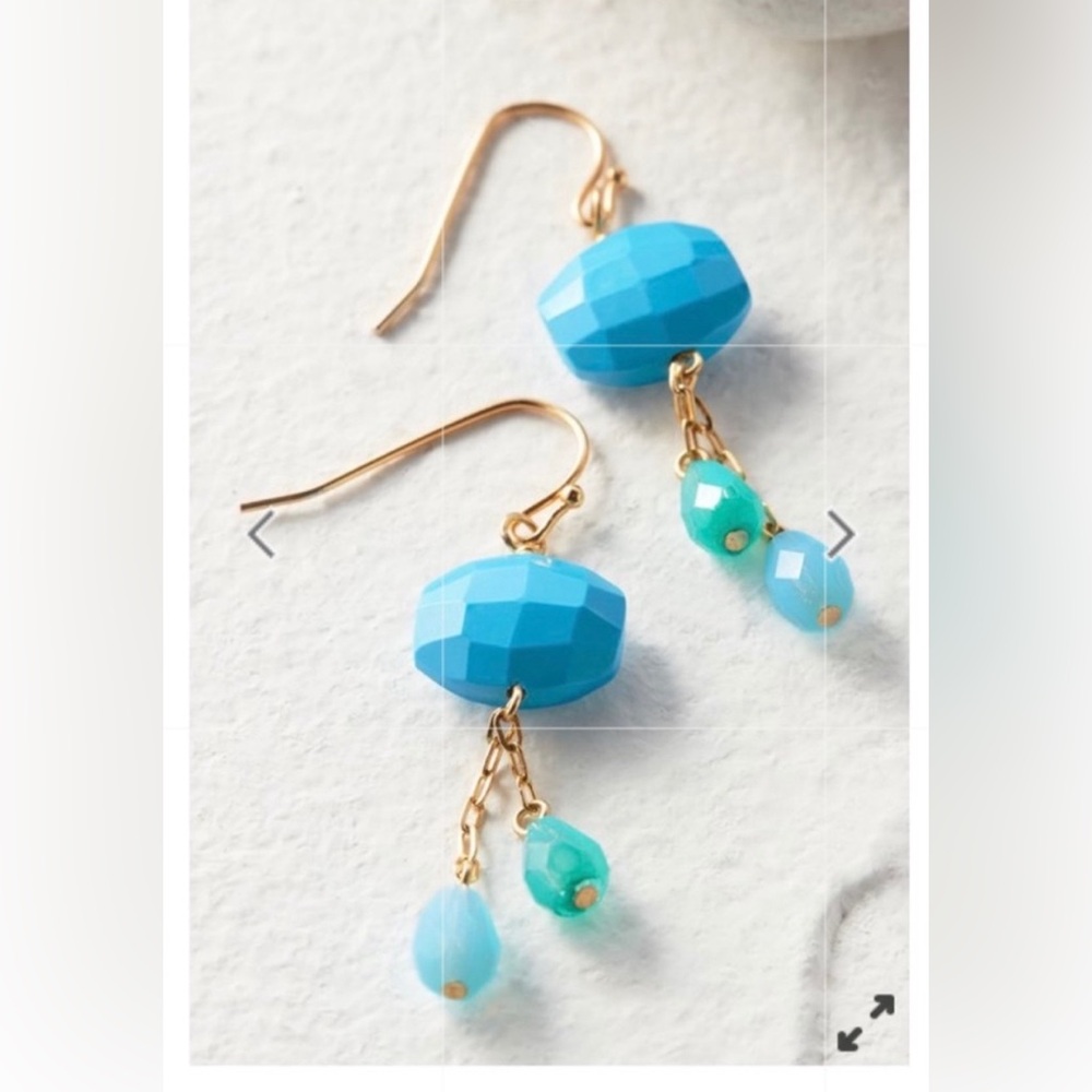 Soft surroundings crystal drop earring